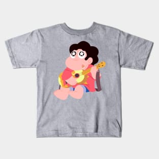 Baby Steven jamming Kids T-Shirt